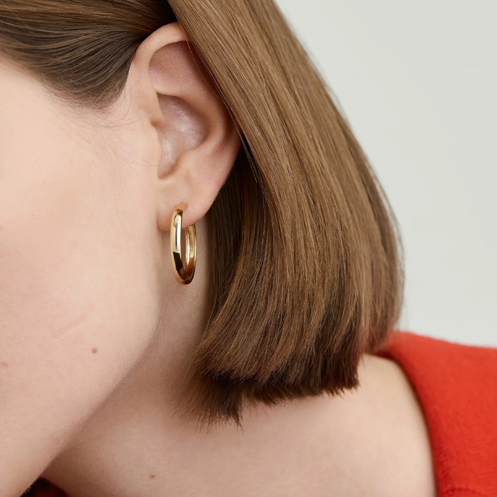 Mejuri Bold Large Hoops in 14k Yellow Gold